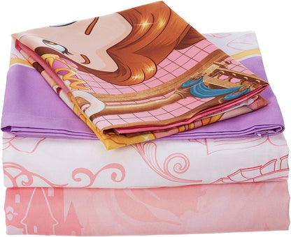 Beauty and The Beast Microfiber Twin Sheet Set Belle