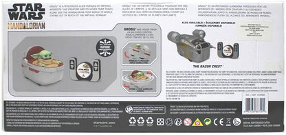 Mandalorian [2021 Upgrade] Star Wars Mandalorian & Grogu Baby Yoda Movie - 9In RC Car with Remote Controller - 2.4 GHz Radio Control (Grogu - Hover Pram), 153900, 9 inches long