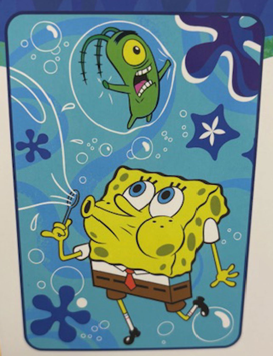SpongeBob SquarePants Kids Super Plush Blanket, 62” x 90”