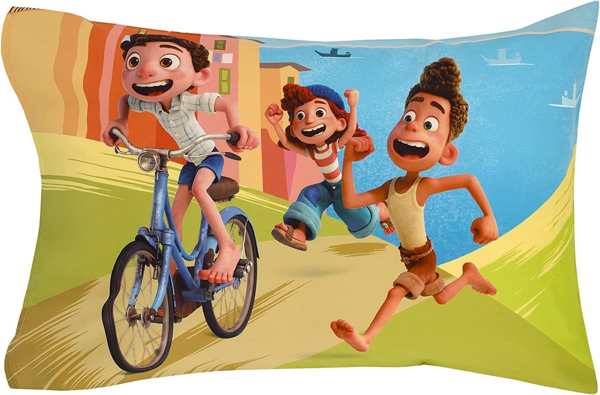 Disney Luca Sea Monsters are Real 4 Piece Toddler Bedding Set