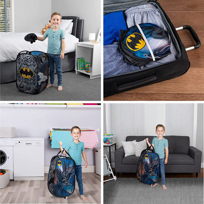 Batman Kids Room Collapsible Storage Bin Pop Up Hamper