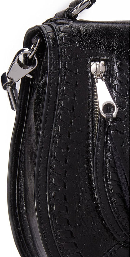 Rebecca Minkoff Vanity Saddle Bag, Black