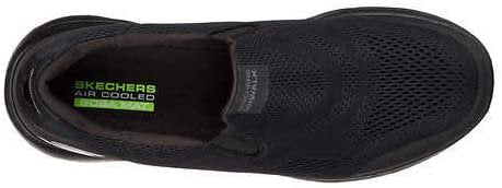 Skechers Men's GO Walk - APPRIZE Walking Shoe - ULTRA GO Cushioning - Black or Navy (Black, 9.5)