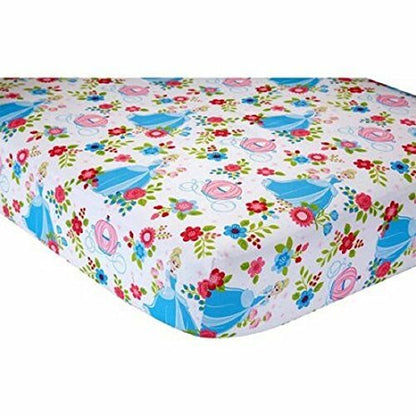 Disney Cinderella Fitted Crib Sheet