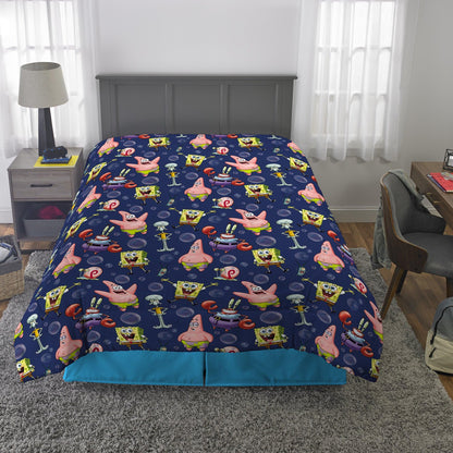 SpongeBob SquarePants 2 Piece Twin/Full Comforter & Sham Set