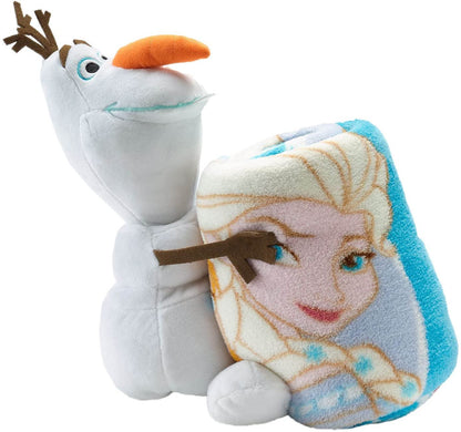 Disneys Frozen Olaf Hugger and Elsa Anna Throw Set