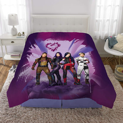 Franco Kids Bedding Disney Descendants 3 Twin/Full Reversible Comforter