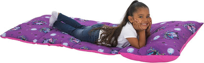 Disney Vampirina Deluxe Toddler Nap Mat, 26" X 62", Easy Fold Purple, Pink Girls