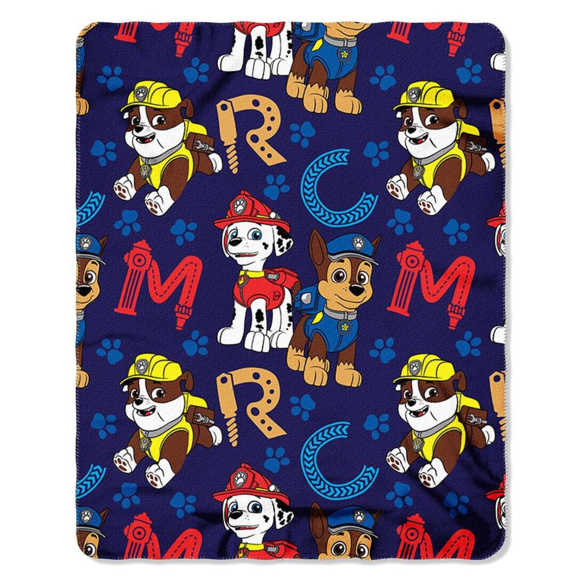 Paw Patrol Rescue ABC Mush' Um Zip Pillow and Throw Set