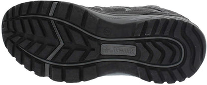 Khombu Tyler Men's Leather Hiking Outdoor Tactical Boots -Black/Grey