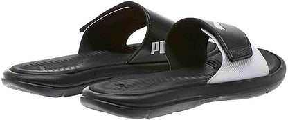 PUMA Ladies Slide Sandal (7, Black)