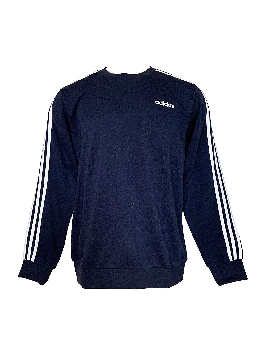 adidas Men's Essentials 3-stripes Fleece Crew Sweatshirt