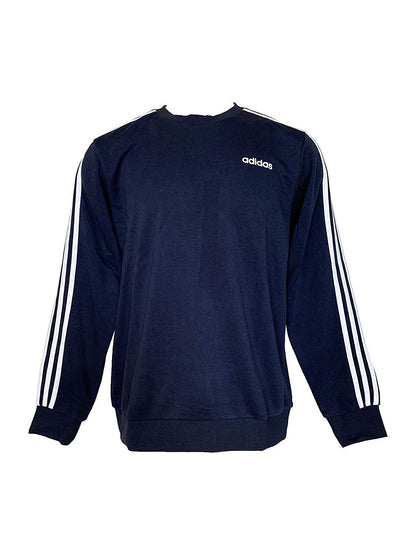 adidas Men's Essentials 3-stripes Fleece Crew Sweatshirt