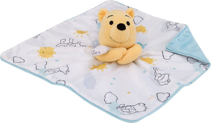 Disney Winnie The Pooh Baby Blanket and Security Blanket 2-Piece Set