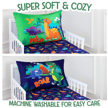 Todays Kids 2-Piece Unicorn Bedding Toddler Sheet Set - Breathable 100% Soft Brushed Microfiber Polyester, Standard Size Crib Sheet Set - Gentle on Delicate Skin - Fitted Toddler Sheets & Pillowcase