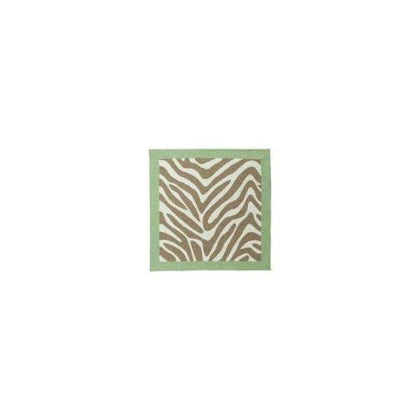 Madagascar Zebra Stripe Nursery Rug - 36" X 36"