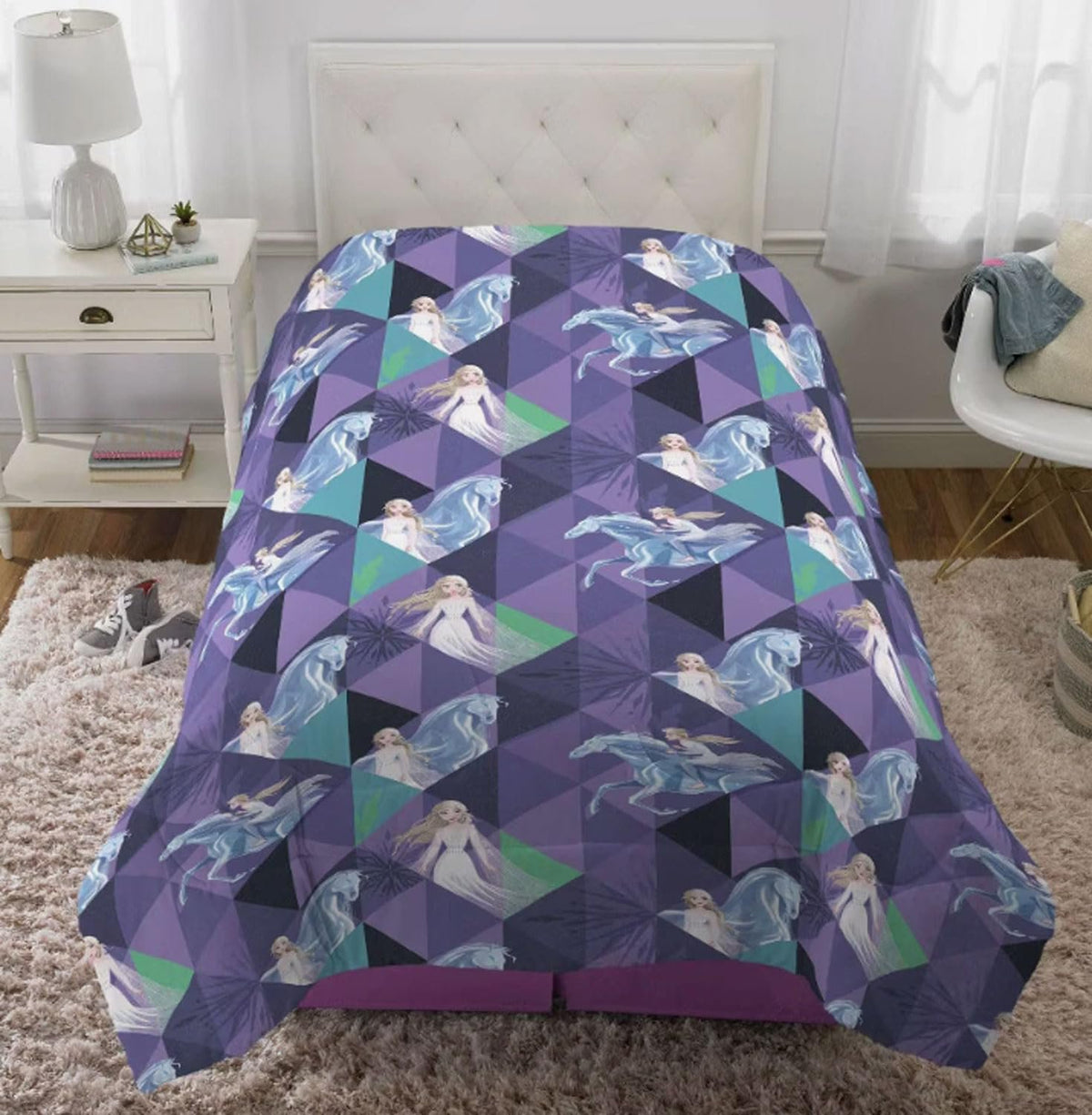 Franco Disney's Frozen 2 Reversible Twin Size Comforter