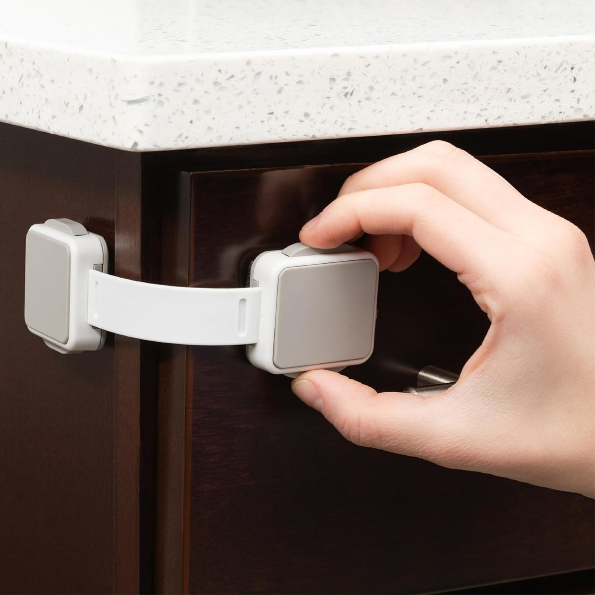 Todays Kids Child Safety Locks 4-Pack, Child Locks for Cabinets and Drawers