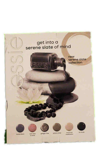 Essie New Serene Slate Collection 3 Full Size + 3 Mini Shades Nail Lacquers