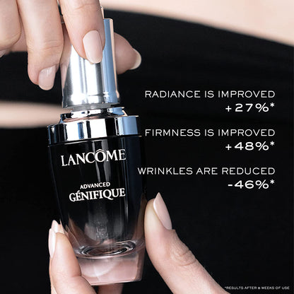 Lancôme Advanced Génifique Face Serum 1.69 FL. OZ. - For Fine Lines & Boosts Radiance - With Bifidus Prebiotic, Hyaluronic Acid & Vitamin Cg