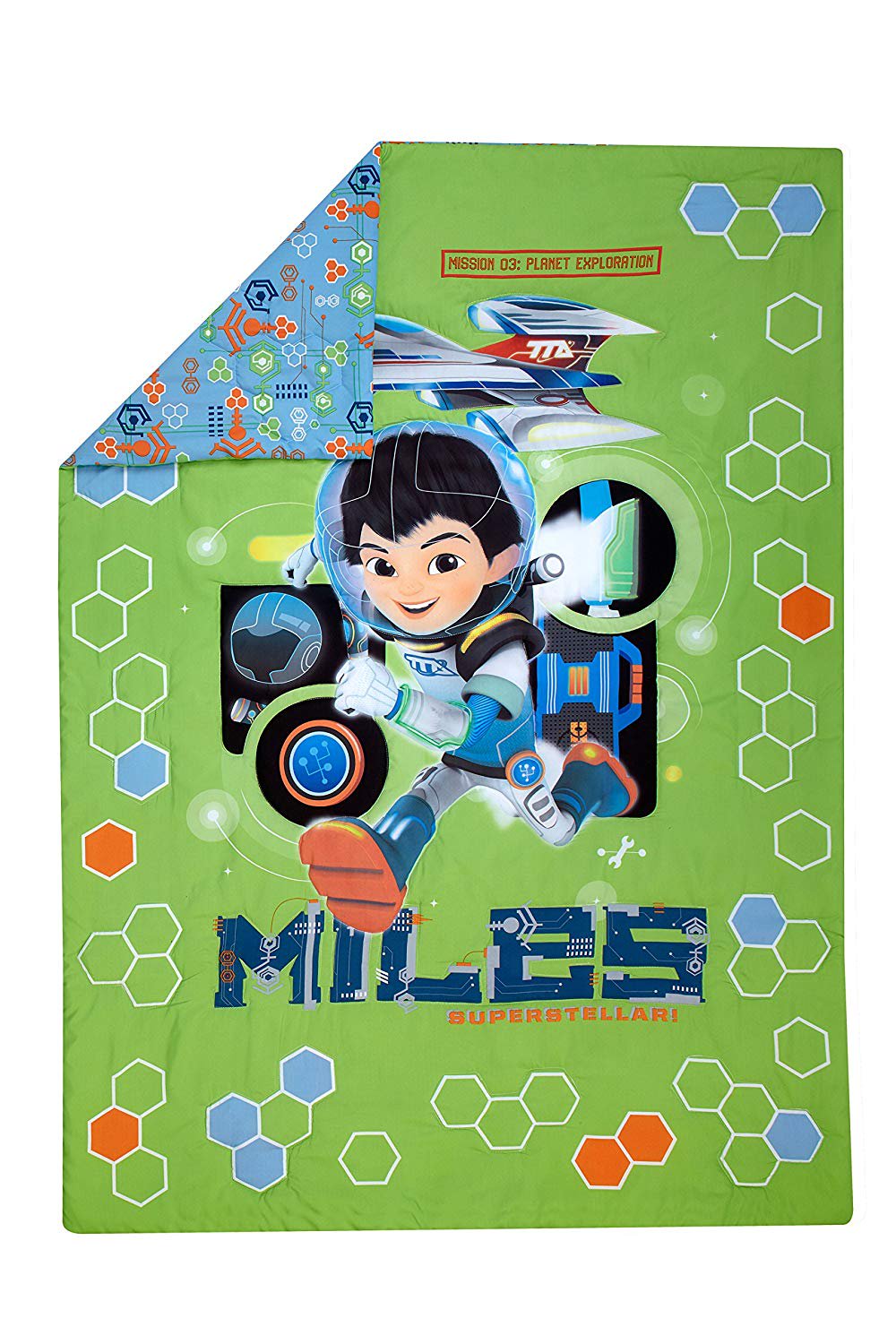 Disney 4 Piece Toddler Bedding Set, Miles from Tomorrow Land