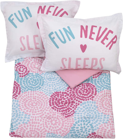 Everything Kids Bedding Super Soft Microfiber Comforter & 2 Shams Set, Full Size 83" x 86"