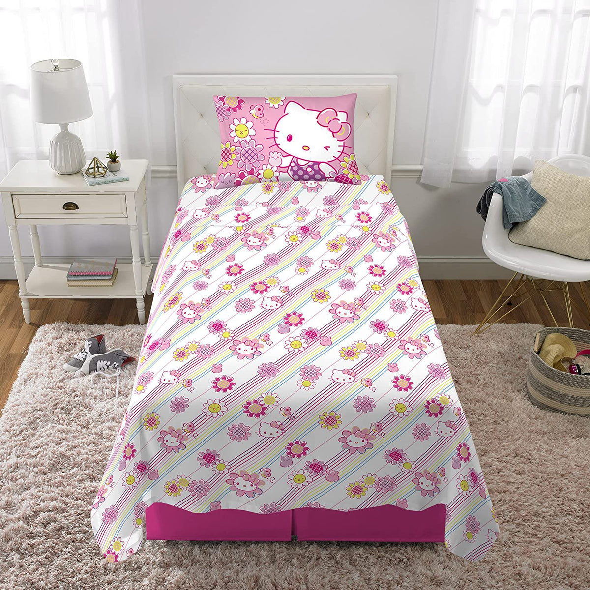 Sanrio Hello Kitty Twin Size Sheet Set