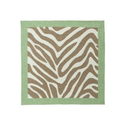 Madagascar Zebra Stripe Nursery Rug - 36" X 36"