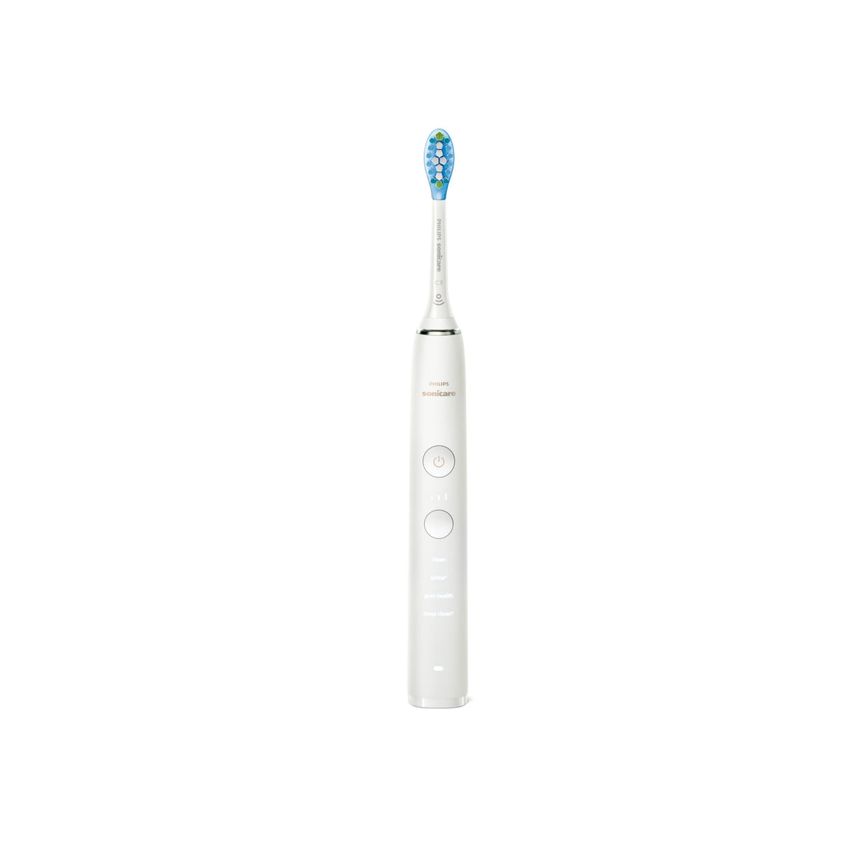 PHILIPS Battery Powered Sonicare Diamond Clean Rechargeable Toothbrush 2-Pack Handles Black/Rose Gold