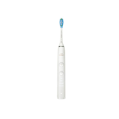 PHILIPS Battery Powered Sonicare Diamond Clean Rechargeable Toothbrush 2-Pack Handles Black/Rose Gold
