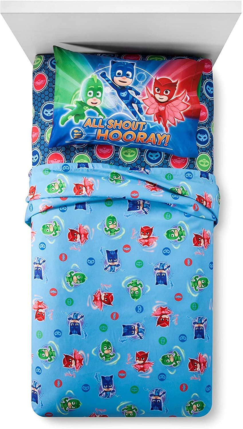 PJ Masks Twin Sheet Set Its Hero Time