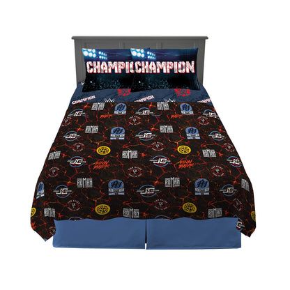Franco Kids Bedding Soft Microfiber WWE Super Stars Full Size Sheet Set