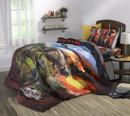 Franco Kids Bedding Super Soft Sheet Set, 4 Piece Full Size, Jurassic World