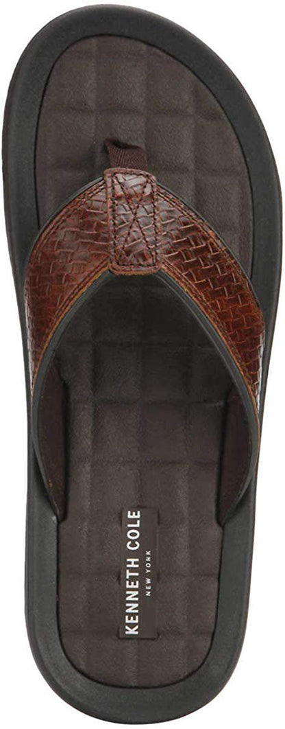 Kenneth Cole New York Men's Leather Flip Flop