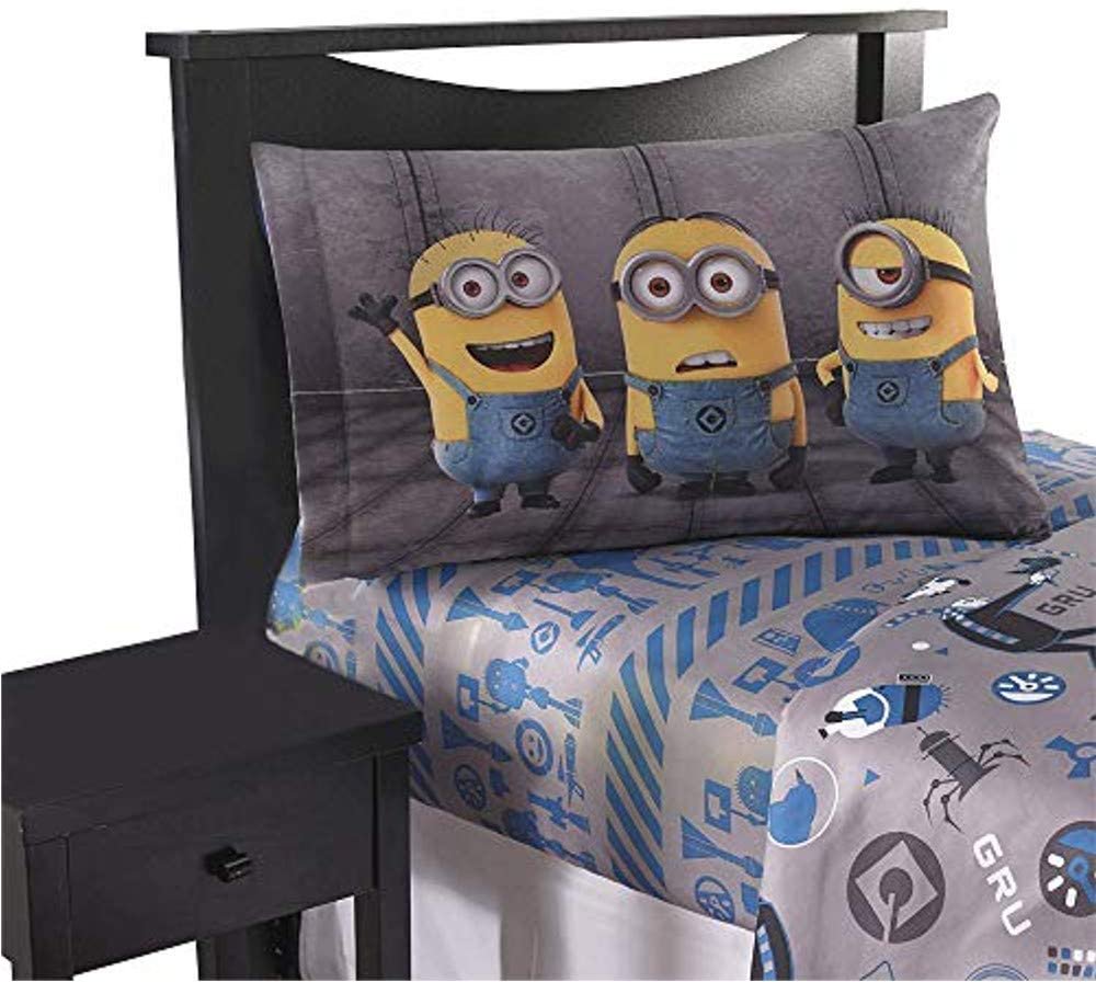 Franco Manufacturing Despicable Me Minions 'Follow Mel' 3 Piece Twin sheet set