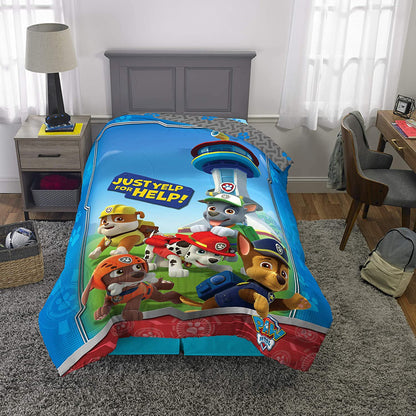 Franco Kids Bedding Super Soft Microfiber Comforter, Twin Size 64” x 86”, Paw Patrol