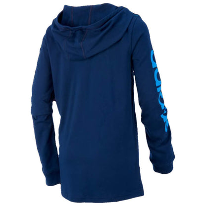 adidas Youth Boy's Logo Lite Long Sleeve Hooded Pullover Shirt
