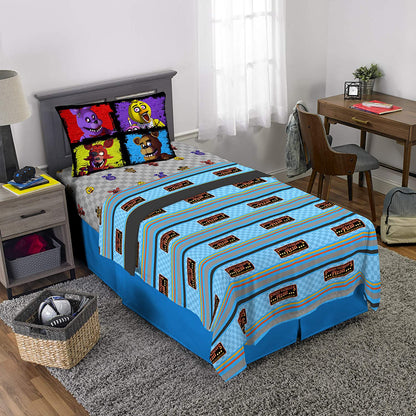 Franco Kids Bedding Sheet Set, Twin, Five Nights at Freddy's