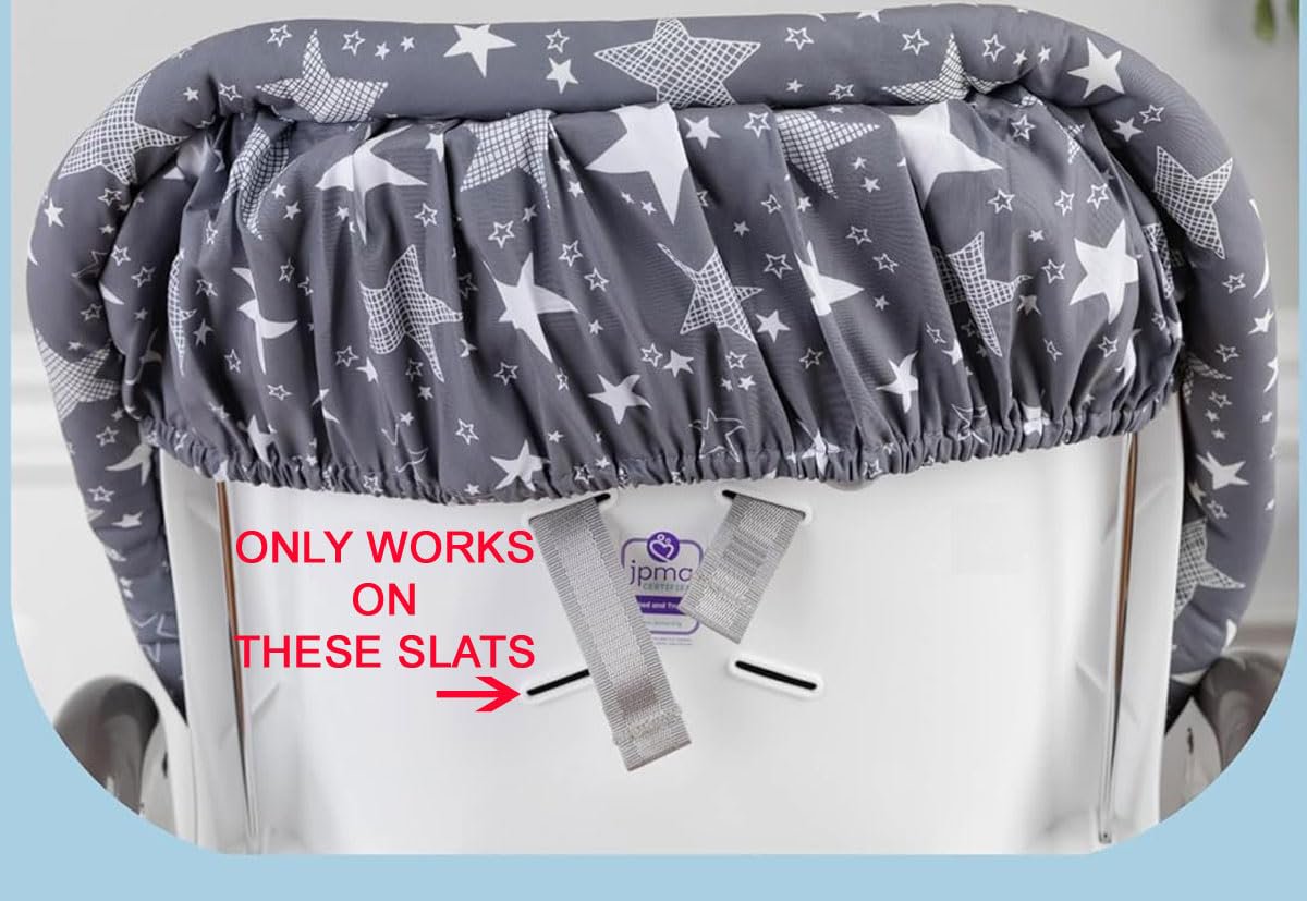 Todays Kids High Chair Straps, Compatible with Graco Highchairs, Replacement Harness Straps for most 5 Point High Chairs, Replacement High Chair Belt