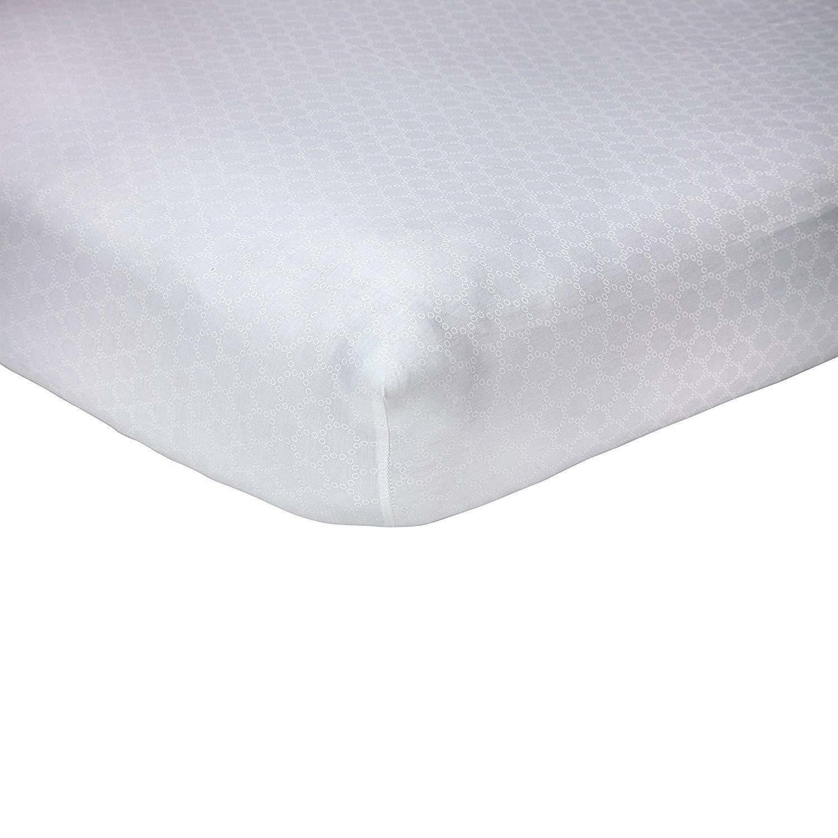 Carter's Lily 3 Piece Crib Bedding Set, White