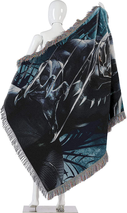Marvel's Black Panther, "Ripper" Woven Tapestry Throw Blanket, 48" x 60"