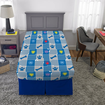 Franco Kids Paw Patrol Gangs All Here Twin Size Sheet Set