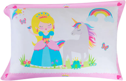 Todays Kids 2-Piece Unicorn Bedding Toddler Sheet Set - Breathable 100% Soft Brushed Microfiber Polyester, Standard Size Crib Sheet Set - Gentle on Delicate Skin - Fitted Toddler Sheets & Pillowcase