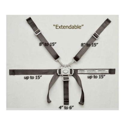 High Chair Straps, Compatible with Graco Highchairs, Replacement Hight Quality 5 Point Harness, Straps Replacement