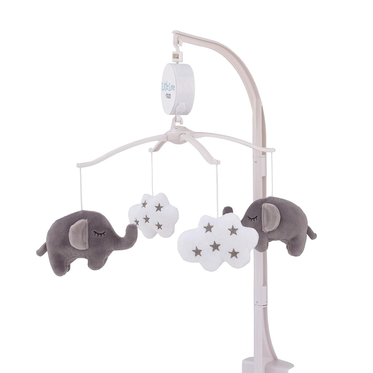 NoJo Dream Big Little Elephants & Two Clouds Musical Mobile