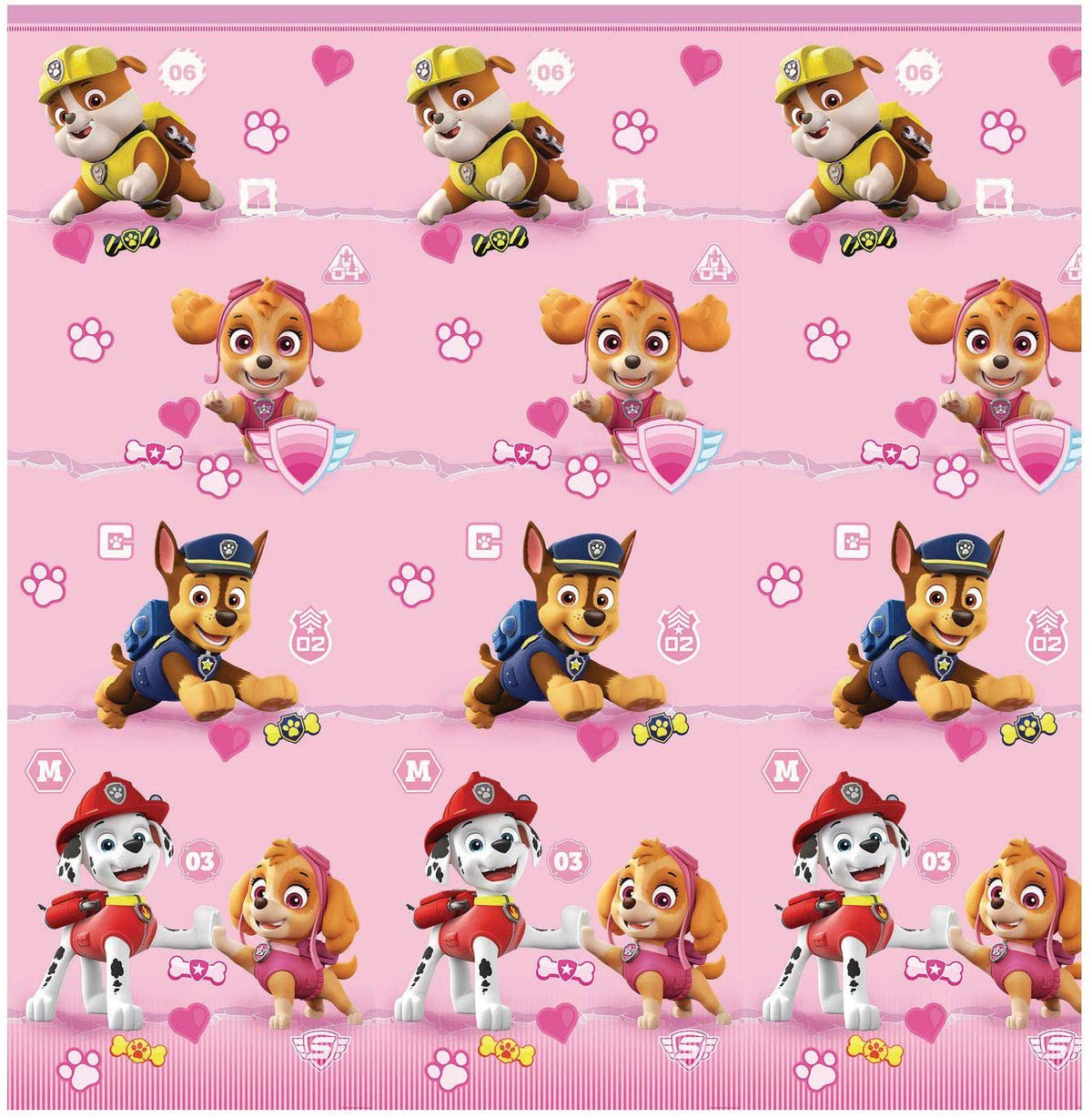 Paw Patrol Girls Caring Mission Shower Curtain