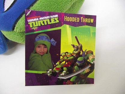 Nickelodeon Teenage Mutant Ninja Turtles, Hooded Ninja Hooded Throw Blanket, 40" x 50"