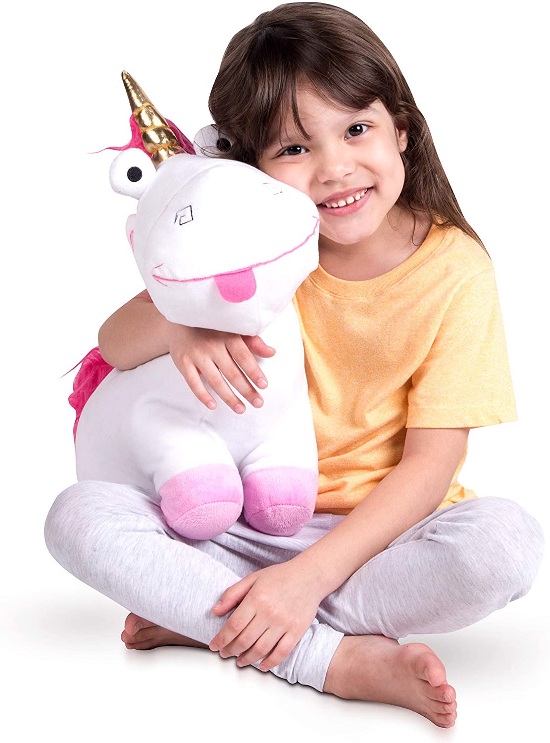 Franco Kids Bedding Soft Plush Cuddle Pillow Buddy, One Size, Fluffy Unicorn