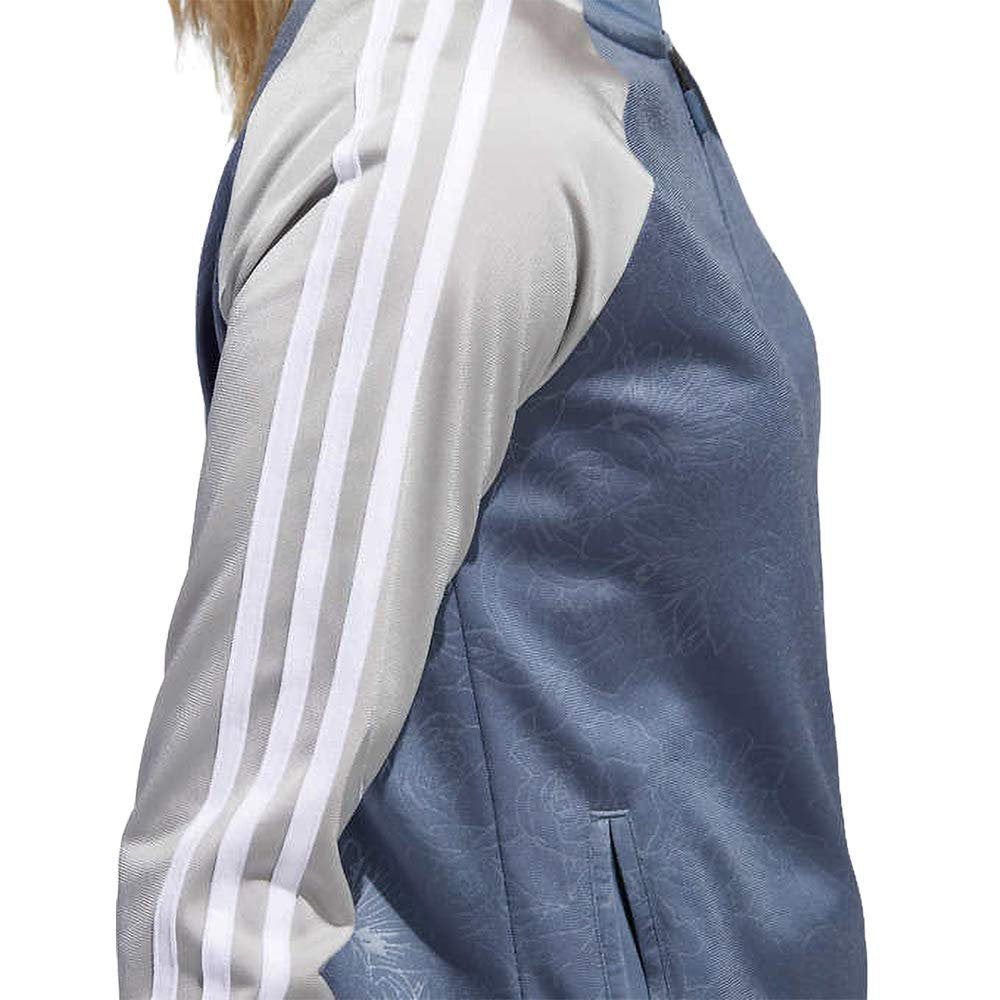 adidas Womenâ€™s Embossed Print Track Jackets Full-Zip Climalite Jacket