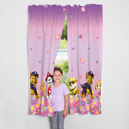 Franco Kids Paw Patrol Girls Window Curtain Panels Drapes Set, 82 in x 63 in